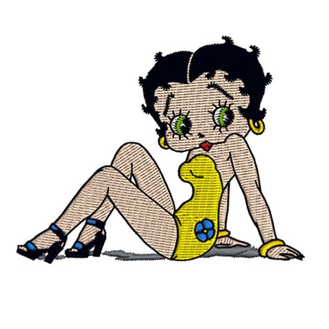 Betty Boop Retro Cartoon Character Set Of 10 Machine Etsy