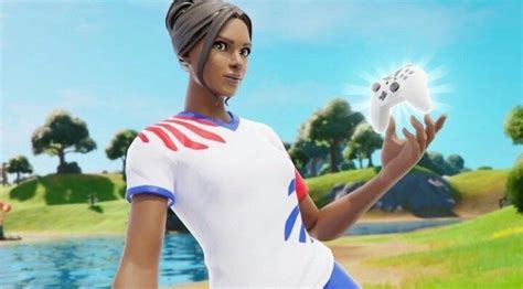 Fortnite Skin Holding Xbox Controller Wallpaper 06c