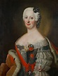 Portrait of Johanna Elisabeth of Holstein-Gottorp by Antoine Pesne | USEUM