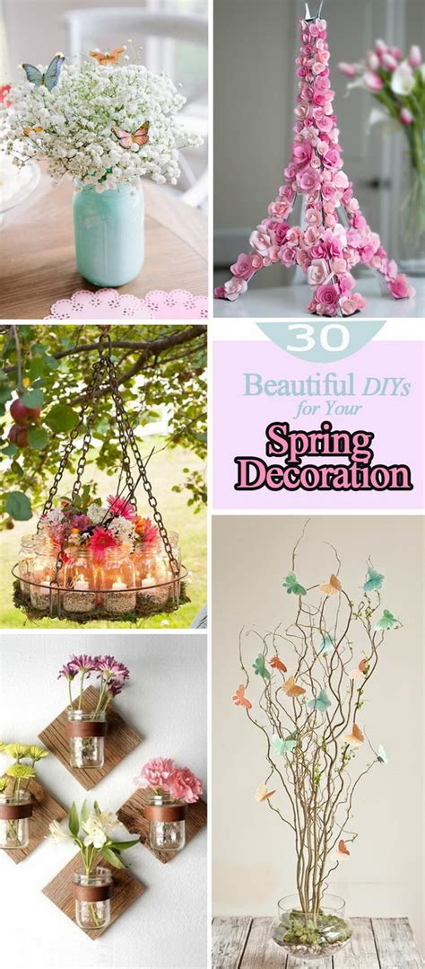 Add a touch of spring to your home with these simple spring decorations for the kitchen. 30 Beautiful DIYs for Your Spring Decoration 2017
