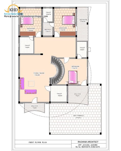 Duplex House Plan Elevation Kerala Home Design Floor