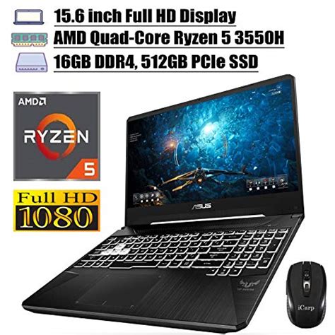 2020 Newest Asus Tuf Gaming Laptop 156 Full Hd Display Amd Quad Core