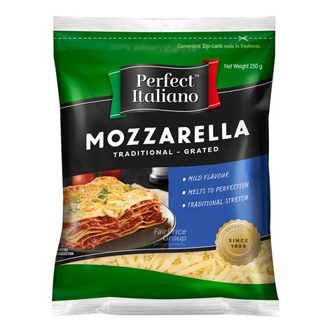 Perfect Italiano Cheese Mozzarella Grated NTUC FairPrice