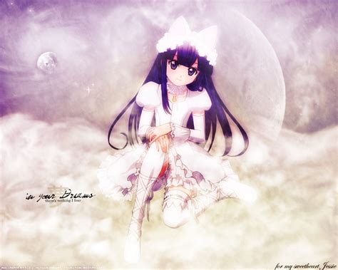 Fond D Cran Anime Brunette Tsukuyomi Moon Phase Hazuki Nuage