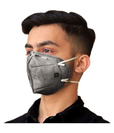 Noymi Multiple Layer Anti Pollution Mask With Activated Carbon For Men And Women 2 Pack Grey