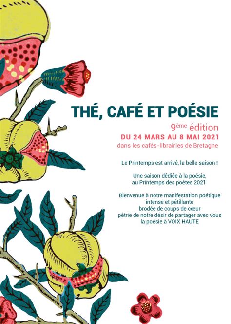 Bienvenue En Poésie Fédération Des Cafés Librairies De Bretagne