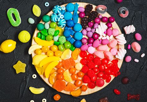 Rainbow Color Candy Jigsaw Puzzle In Food And Bakery Puzzles On