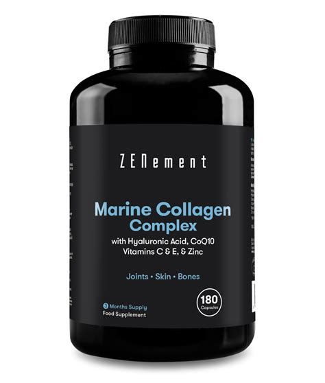 Marine Collagen Complex With Hyaluronic Acid CoQ10 Vitamins C E