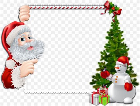 Santa Claus Borders And Frames Christmas Picture Frames Clip Art Png