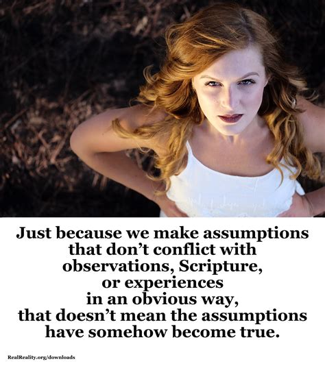 revelation versus assumption real reality