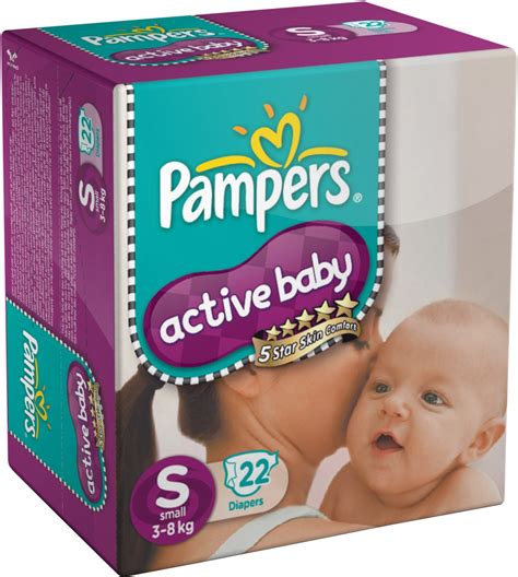 Pampers Active Baby Diapers Taped Small Size Buy 22 Pampers Cotton