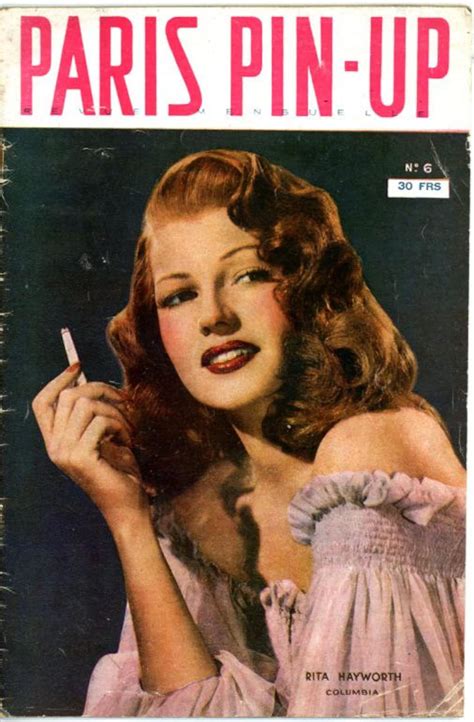 Magazine Paris Pin Up Magazine Circa Rita Hayworth Cover Etsy