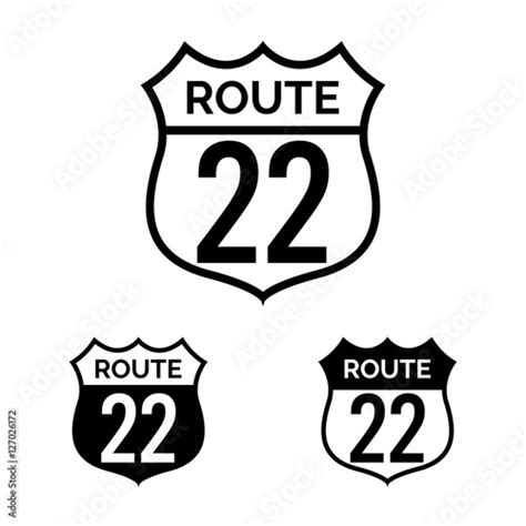 Route 22 Stock Image And Royalty Free Vector Files On