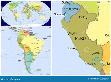 Peru On The World Map The Ozarks Map