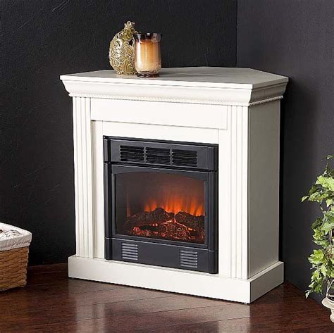 Small Corner Electric Fireplace White Fireplace Ideas