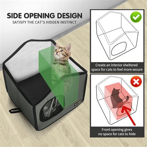 Buy Rest Eazzzy Cat House Outdoor Cat Bed Weatherproof Cat Shelter