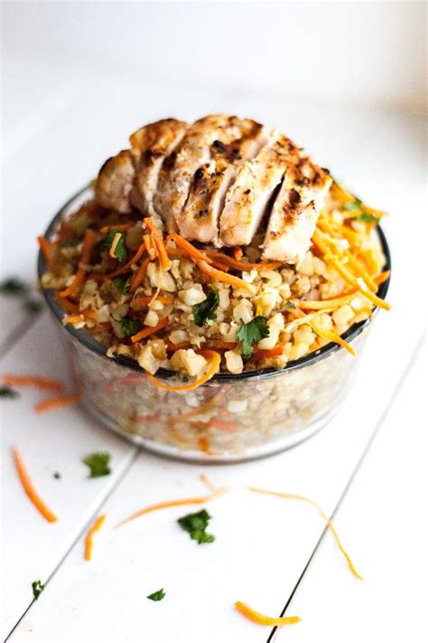 Chicken And Cauliflower Rice Recipe Cauliflower Rice Lunch Recipes