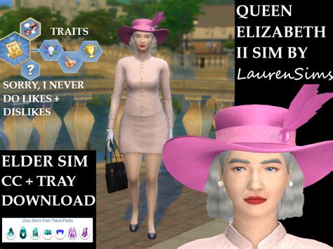 Anime And British Cc For The Sims 4 𝒬𝓊𝑒𝑒𝓃 𝐸𝓁𝒾𝓏𝒶𝒷𝑒𝓉𝒽 𝐼𝐼 𝒮𝒾𝓂