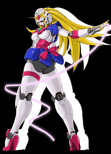 i don t even know what to think about this morgan grant gundam custom gundam robot girl