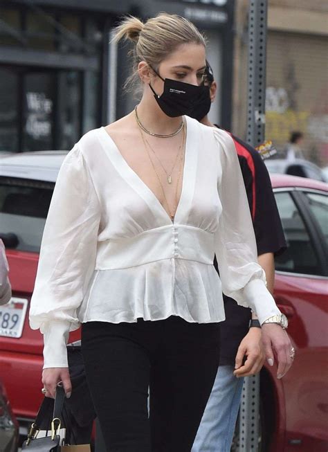 Ashley Benson Braless In See Through Blouse Photos FappeningTime