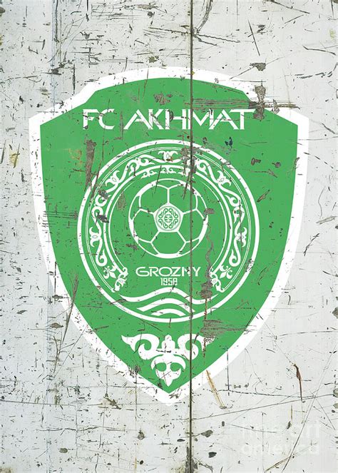 Akhmat Grozny Grunge Logo Digital Art By Manuel Garcia