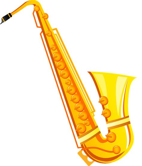 Saxophone Musical Instrument Clipart Free Download Transparent Png