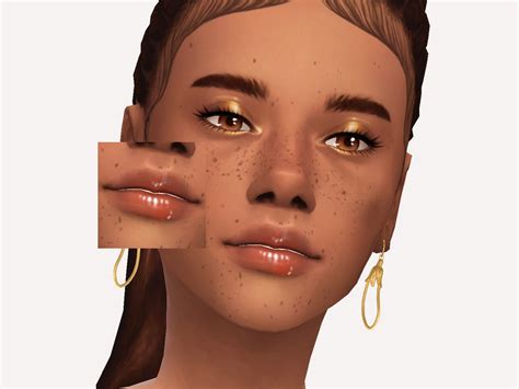 Caramel Drip Lipgloss By Sagittariah From Tsr Sims 4 Downloads