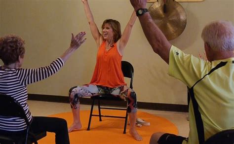 Chair yoga is a type of gentle yoga in which all of the poses, or asanas, are practiced either seated in a chair or standing using the chair for balance and it has also become extremely popular amongst seniors and elderly groups who are looking to stay fit and flexible. Chair Yoga Poses for Seniors: 8 Easy Exercises to Help you ...