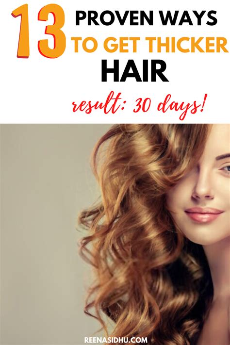 13 Proven Ways To Get Thicker Hair In 30 Days Tips For Thick Hair