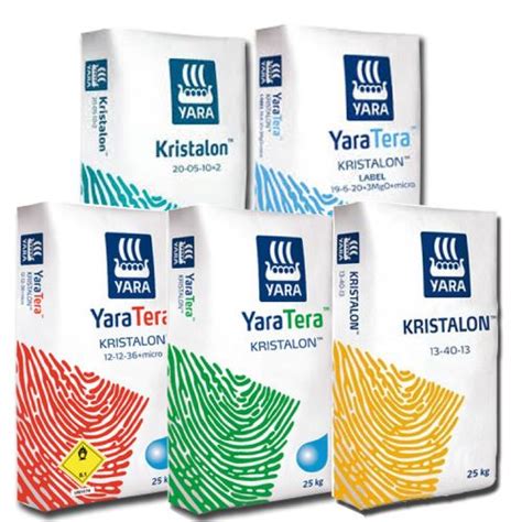Maybe you would like to learn more about one of these? Water soluble NPK fertilizers Yara KRISTALON® - AgroBioChem