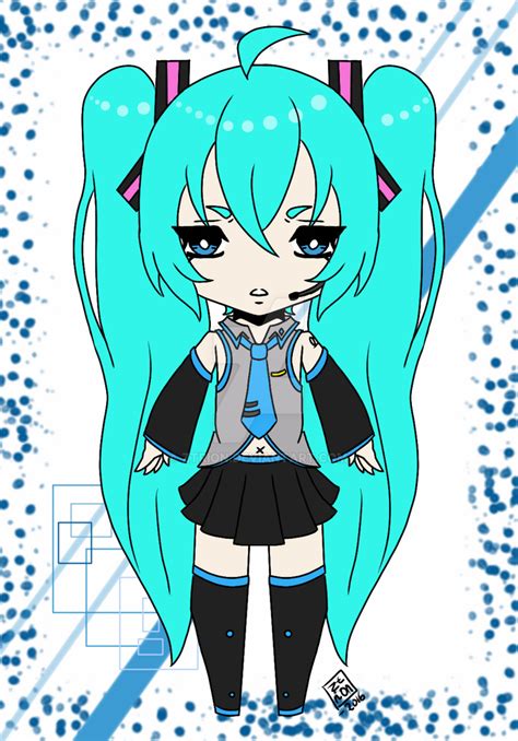 Chibi Miku By Ztrion On Deviantart