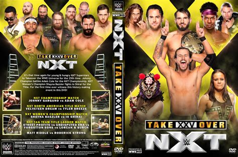 Wwe Nxt Takeover Xxv Dvd Cover By Chirantha On Deviantart