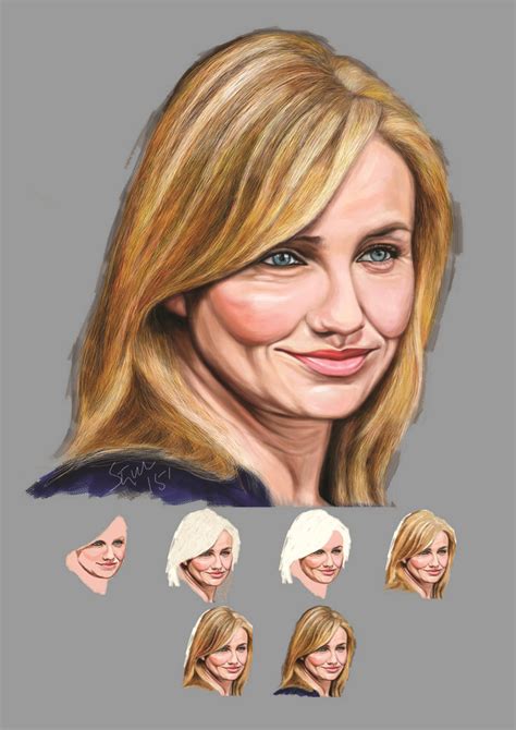 Cameron Diaz Disney Characters Digital Art Disney