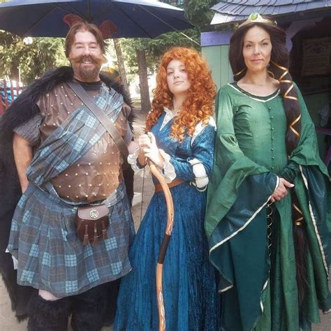 King Fergus Queen Elinor And Merida From Brave Pixar Costume
