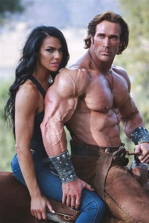 Mike Ohearn With His Wife Superman Athletes Bodybuilder Street Workout Workout At Work