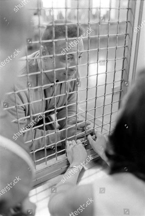 Inmate Talking His Wife Soledad State Editorial Stock Photo Stock