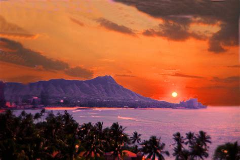 Diamond Head Sunset Arnold Kaplan Photography