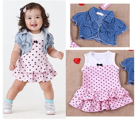 Roupas Infantis Meninas Do Bebê Polka Dot Mini Dress Bonito Ternos Tutu