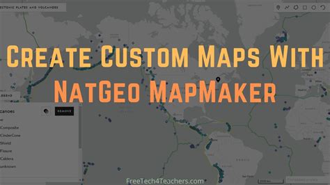 Create Custom Maps With The National Geographic Map Maker Youtube