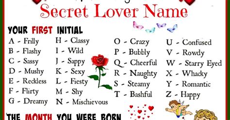 Whats Your Secret Lover Name