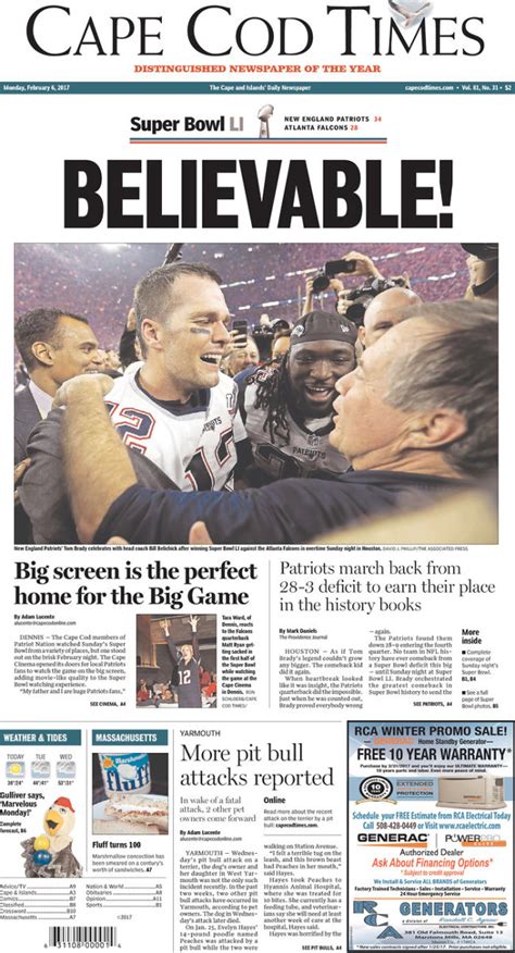 Patriots Newspaper Front Pages Boston Globe Herald Sports Illustrated