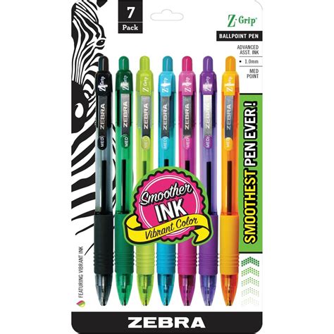Zebra Z Grip Retractable Ballpoint Pens Ballpoint Retractable Pens