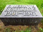 Edwin Merwyn Rowlands (1901-1961) - Find a Grave Memorial