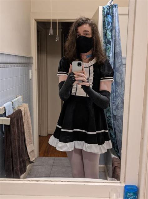 Couldnt Resist Putting The Maid Dress Back On Just Need Some Cat Ears