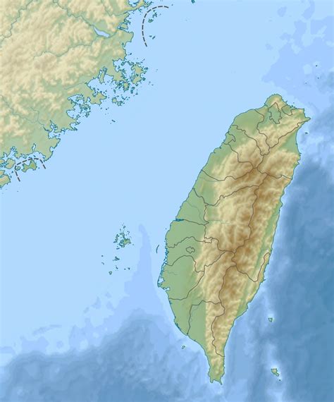 Detailed Relief Map Of Taiwan Taiwan Asia Mapsland Maps Of The