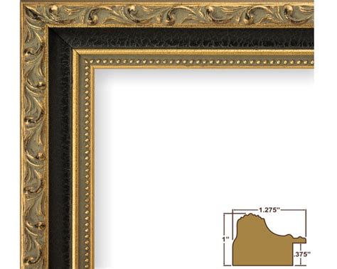 Craig Frames 18x24 Inch Antique Gold And Black Picture Frame