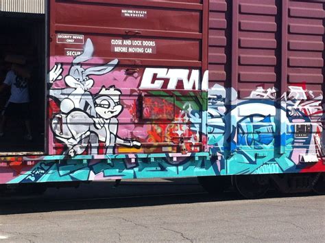 Graffiti On The Train Train Graffiti Train Art Street Art