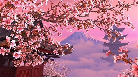 No program windows block it from view. Sakura Wallpaper 4K : Wallpaper Flower Close Up Pink ...