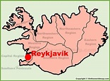 Reykjavík location on the Iceland Map - Ontheworldmap.com