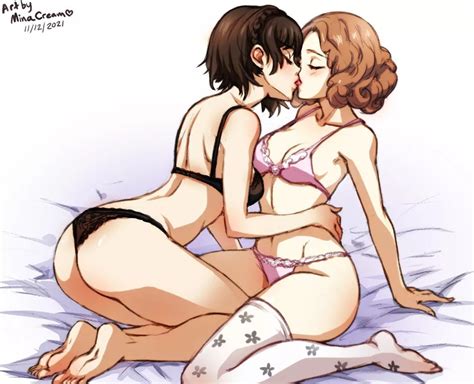 Makoto And Harus Special Night MinaCream Persona Nudes By